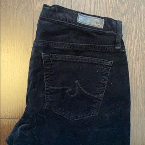 Adriano Goldschmied Black Velvet straight pants